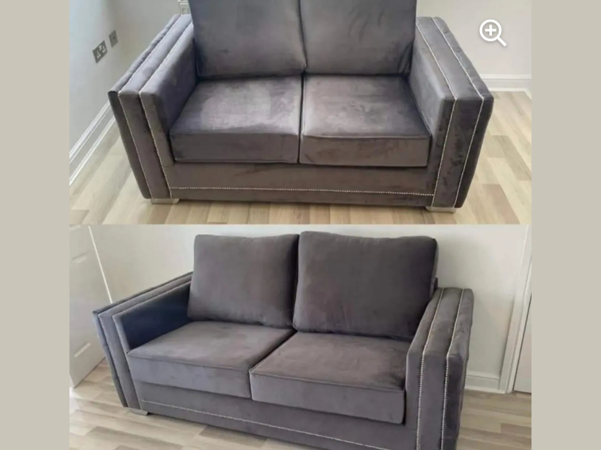 Alaska 3 Seater Sofa Full Back Grey