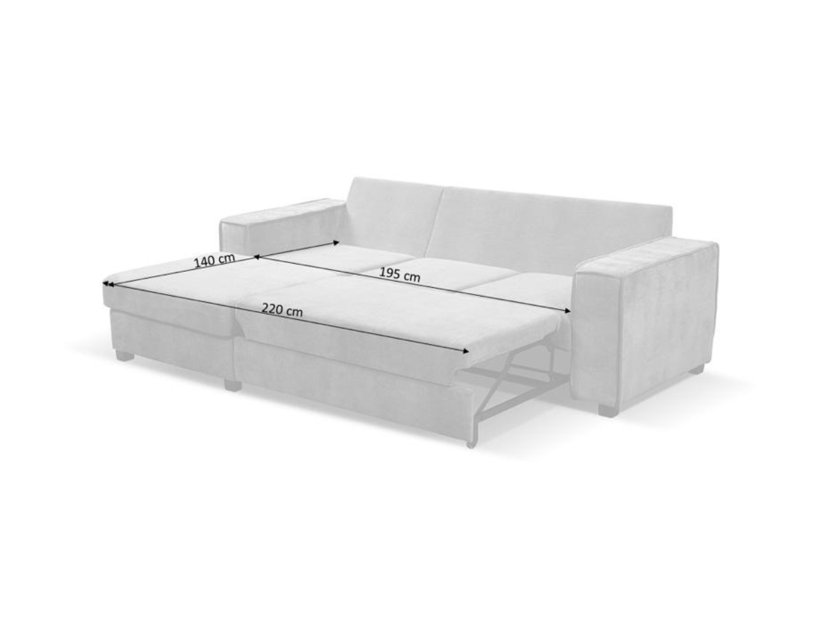 Camden Corner Sofa Bed with Storage