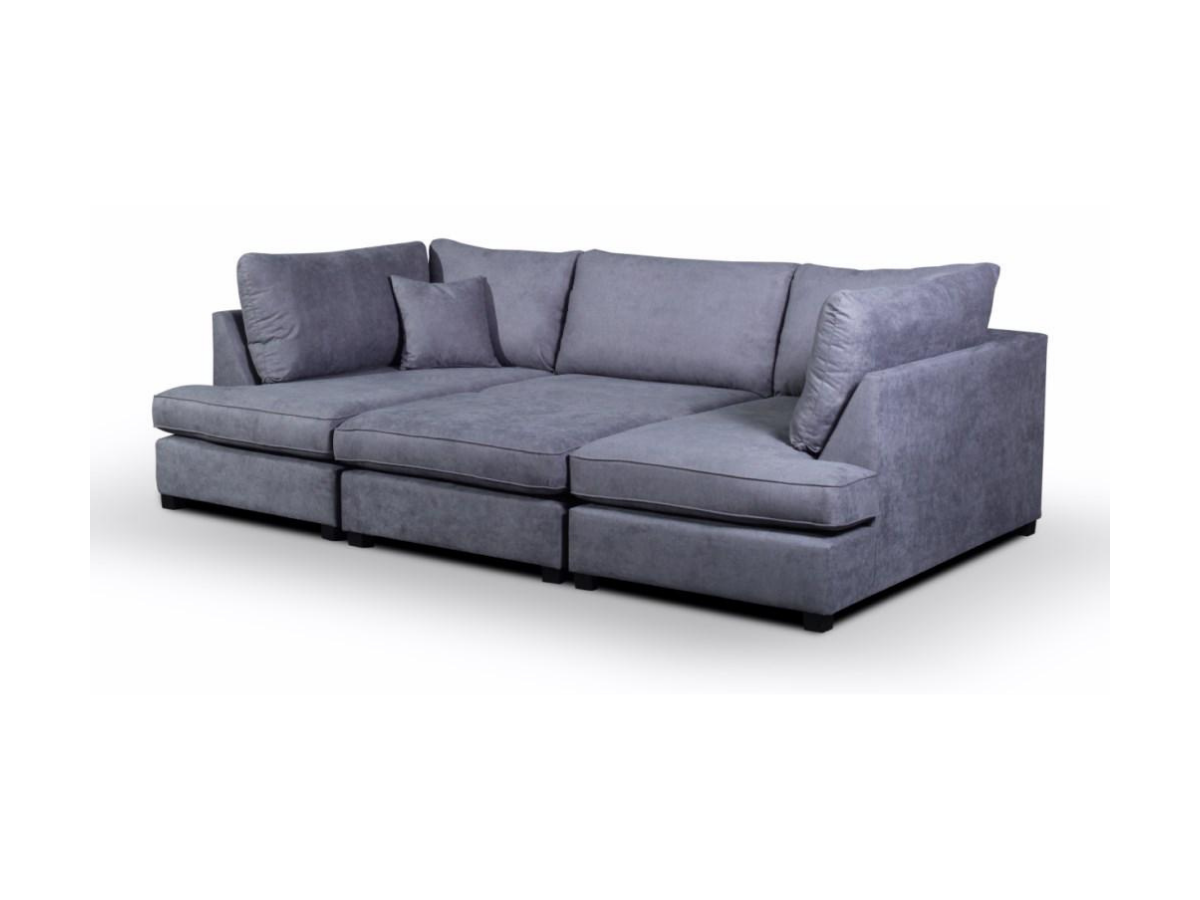 Carnaby Small U Shape Sofa with Footstool