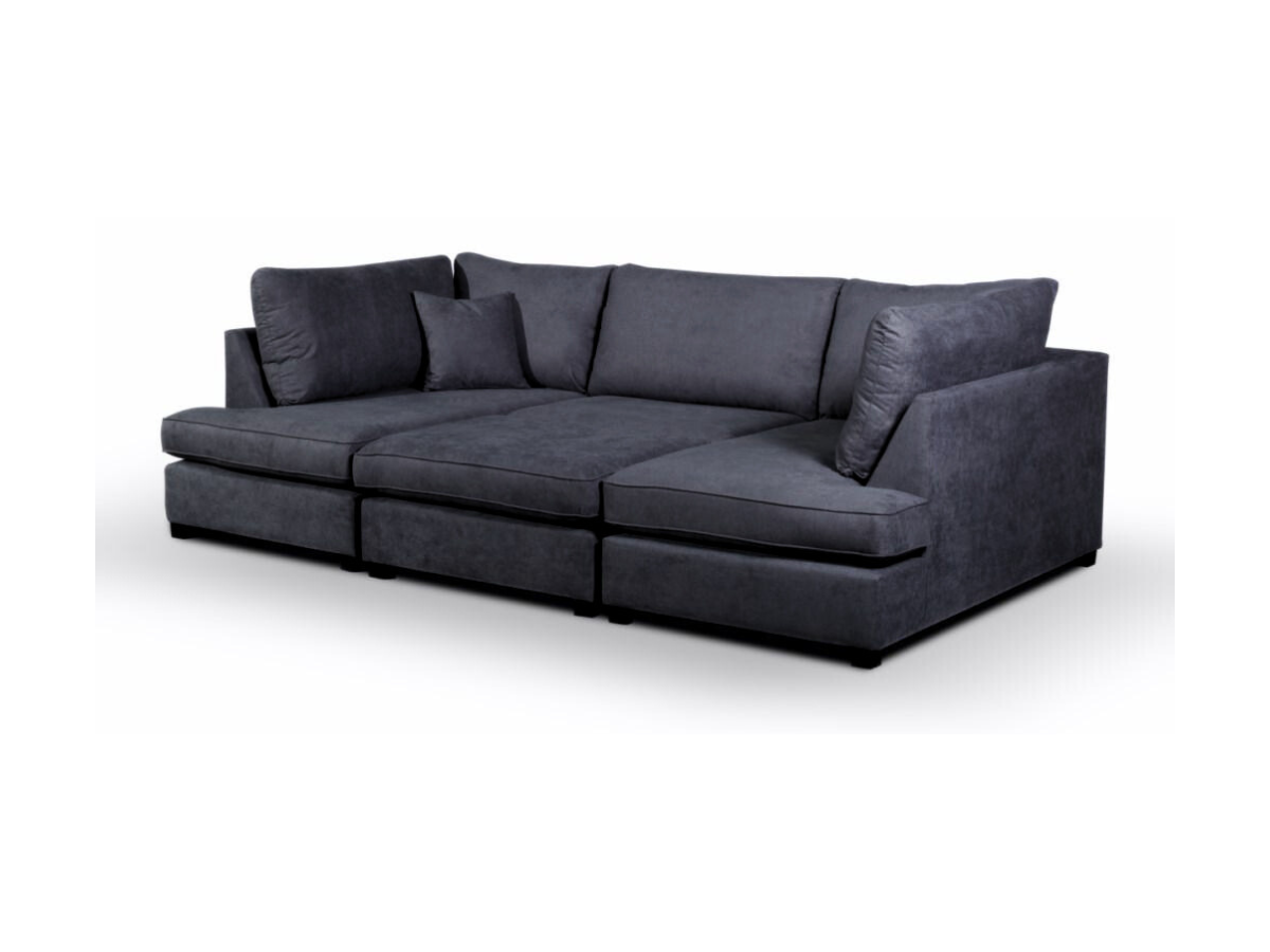 Carnaby Small U Shape Sofa with Footstool