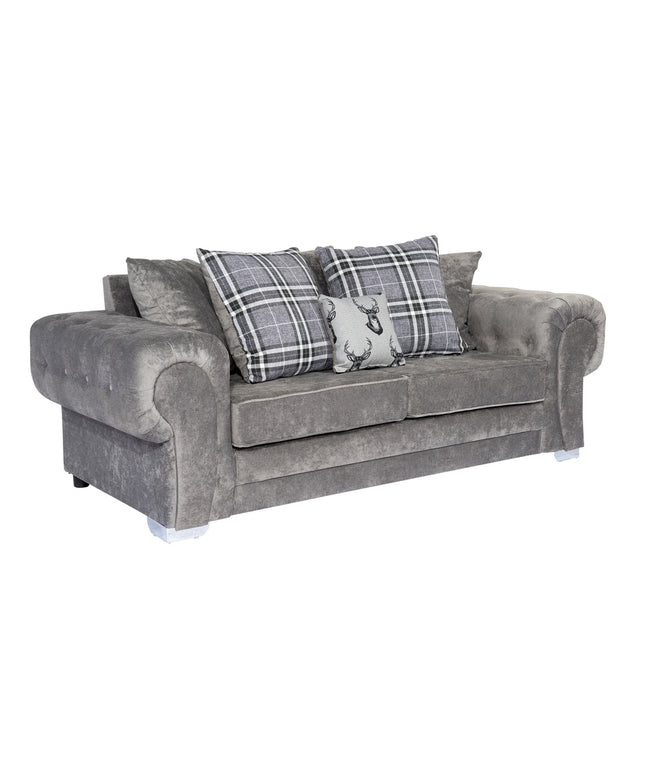 Verona 3+2 Sofa Set Grey