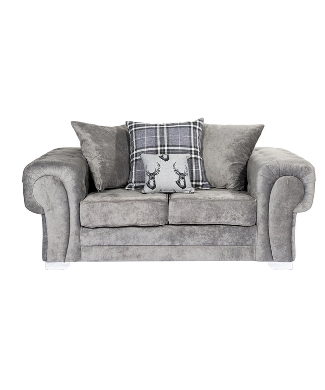 Verona 2 Seater Sofa Grey