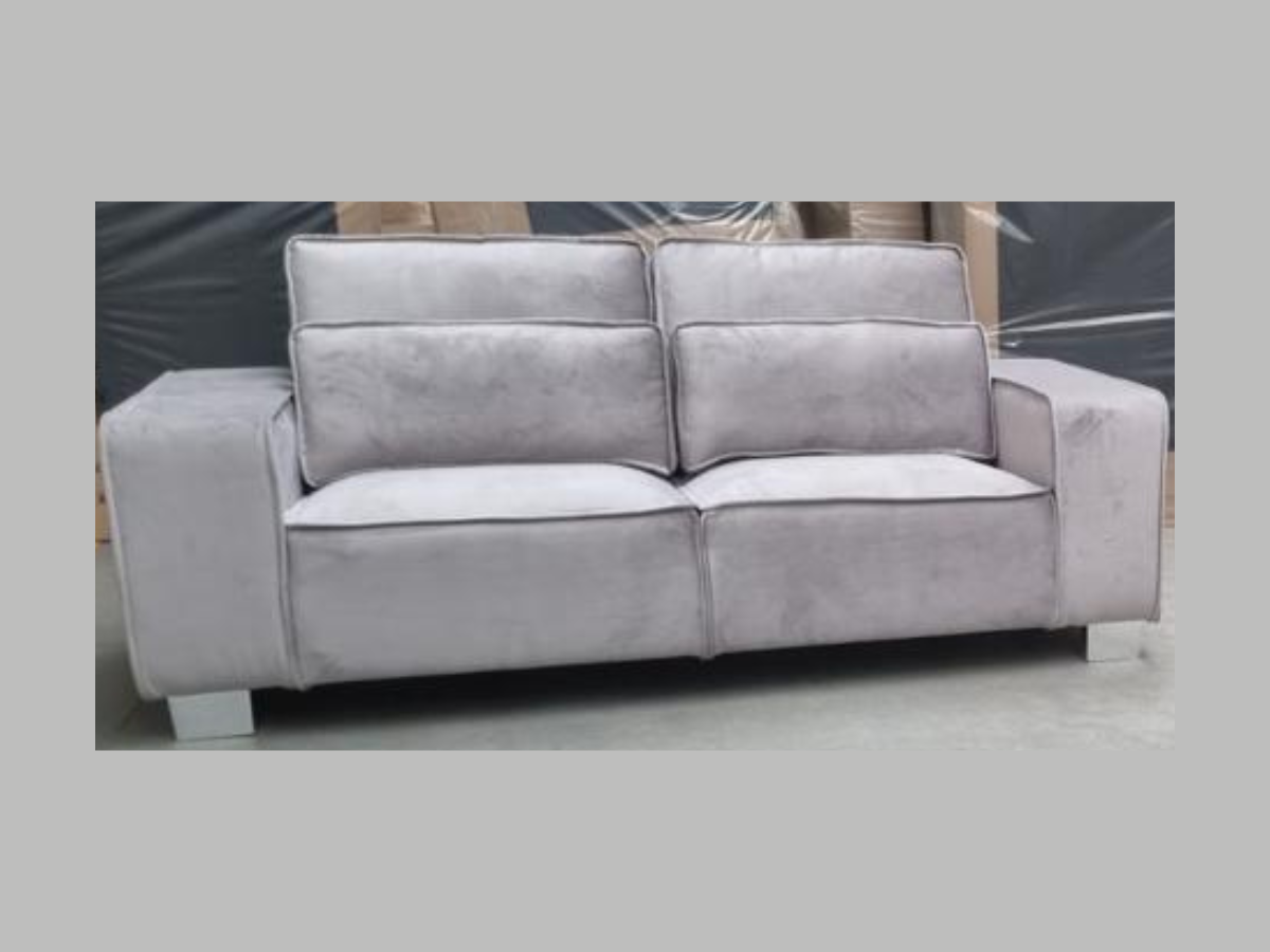 Sloane Luxury Large 2 Seater Silver