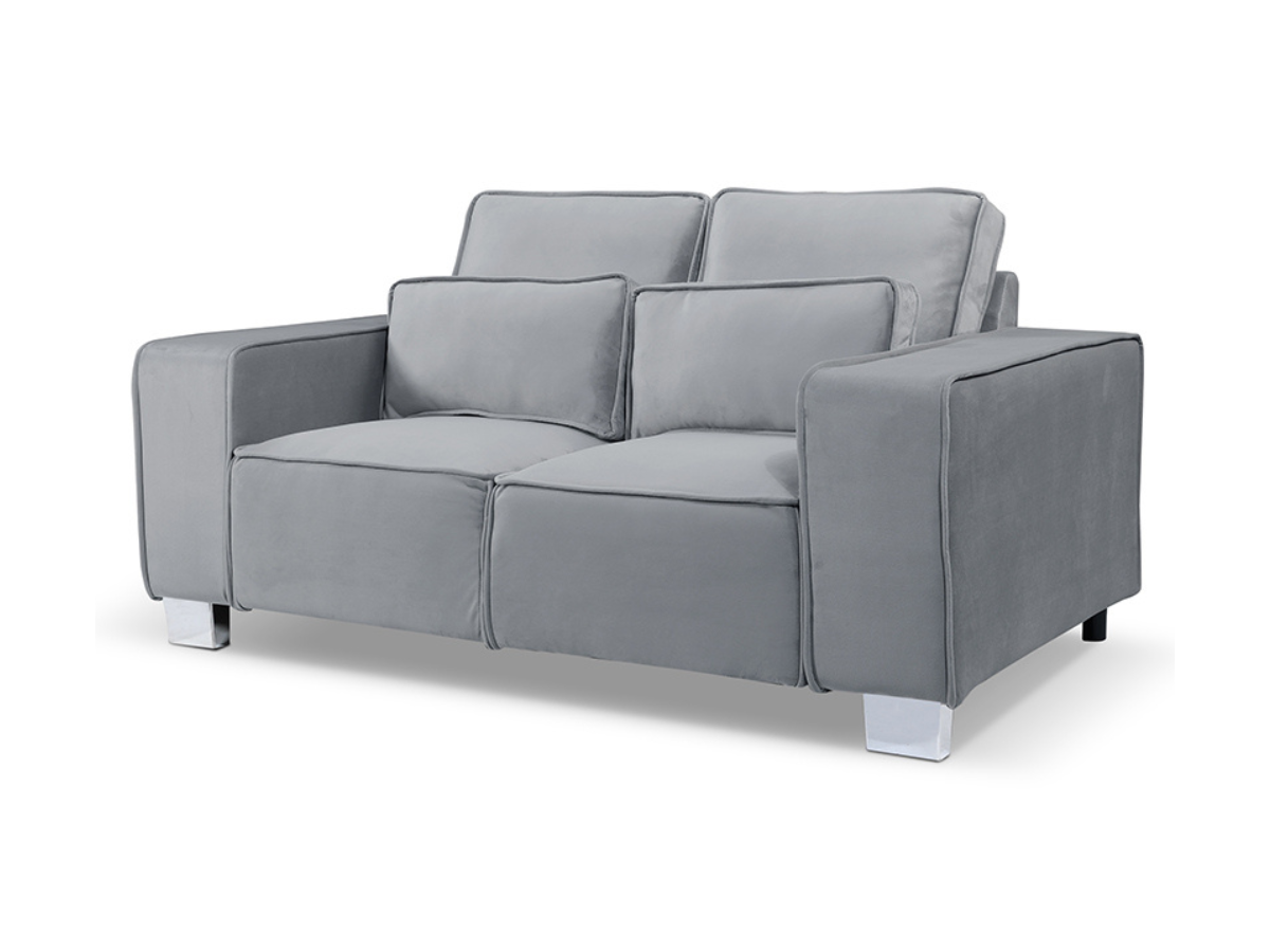 Sloane Luxury Large 2 Seater Silver