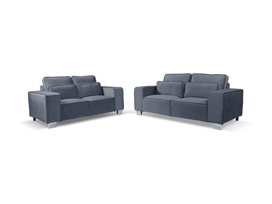 Sloane Luxury Large 3+2 Sofa Set Grey