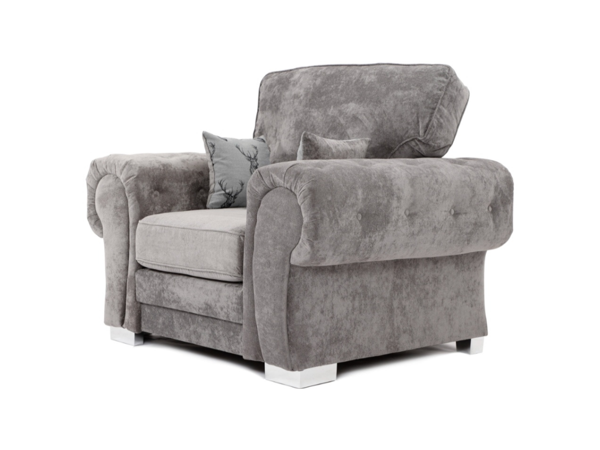 Vegas Armchair Grey