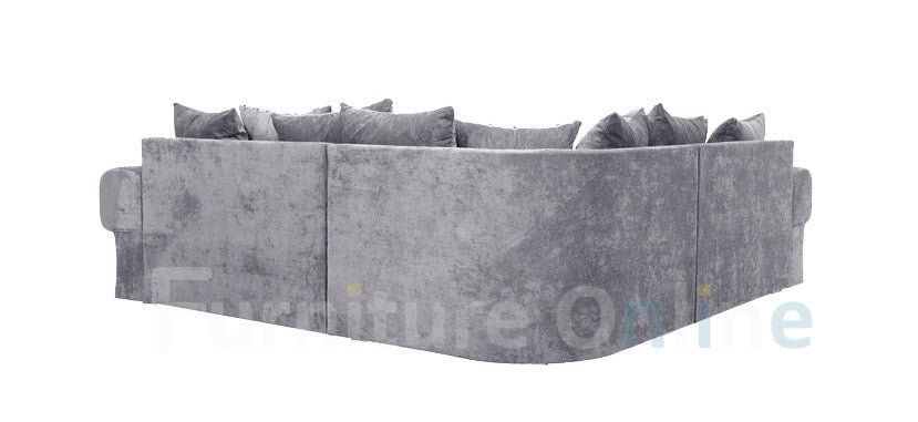 Verona Modular Corner Sofa Scatter Back Grey